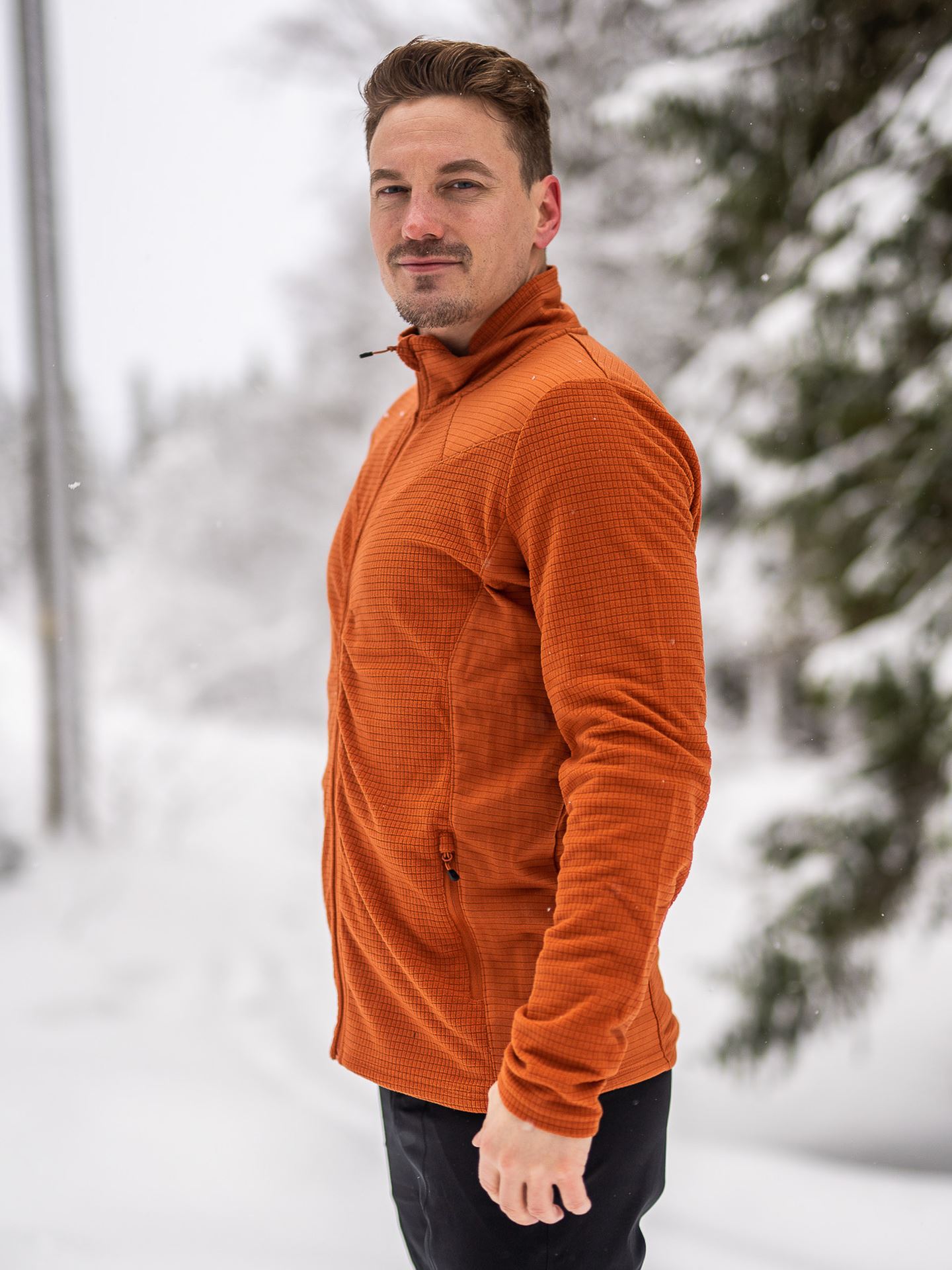 Isbre Zip Fleece Herre