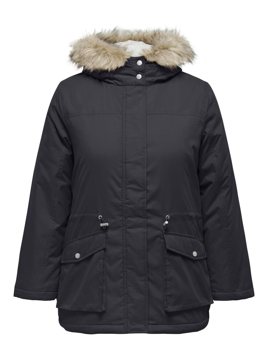 CARLUCIA Langer Parka Blue Graphite