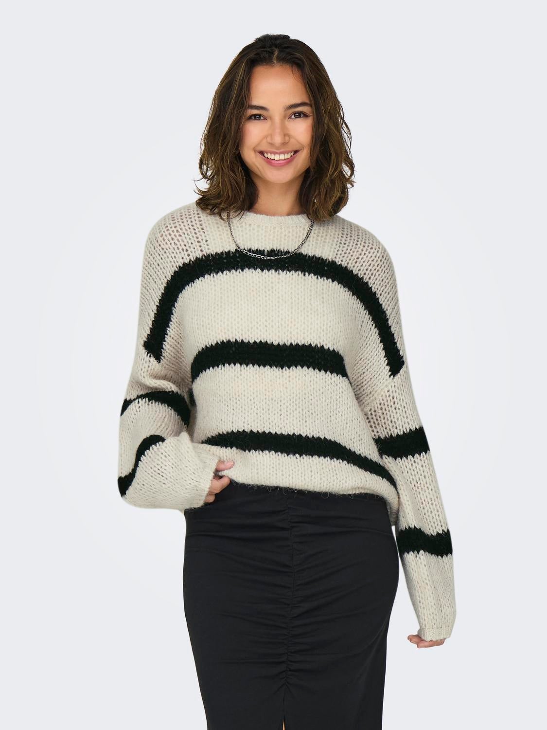 ONLJACKIE Strickpullover Pearled Ivory