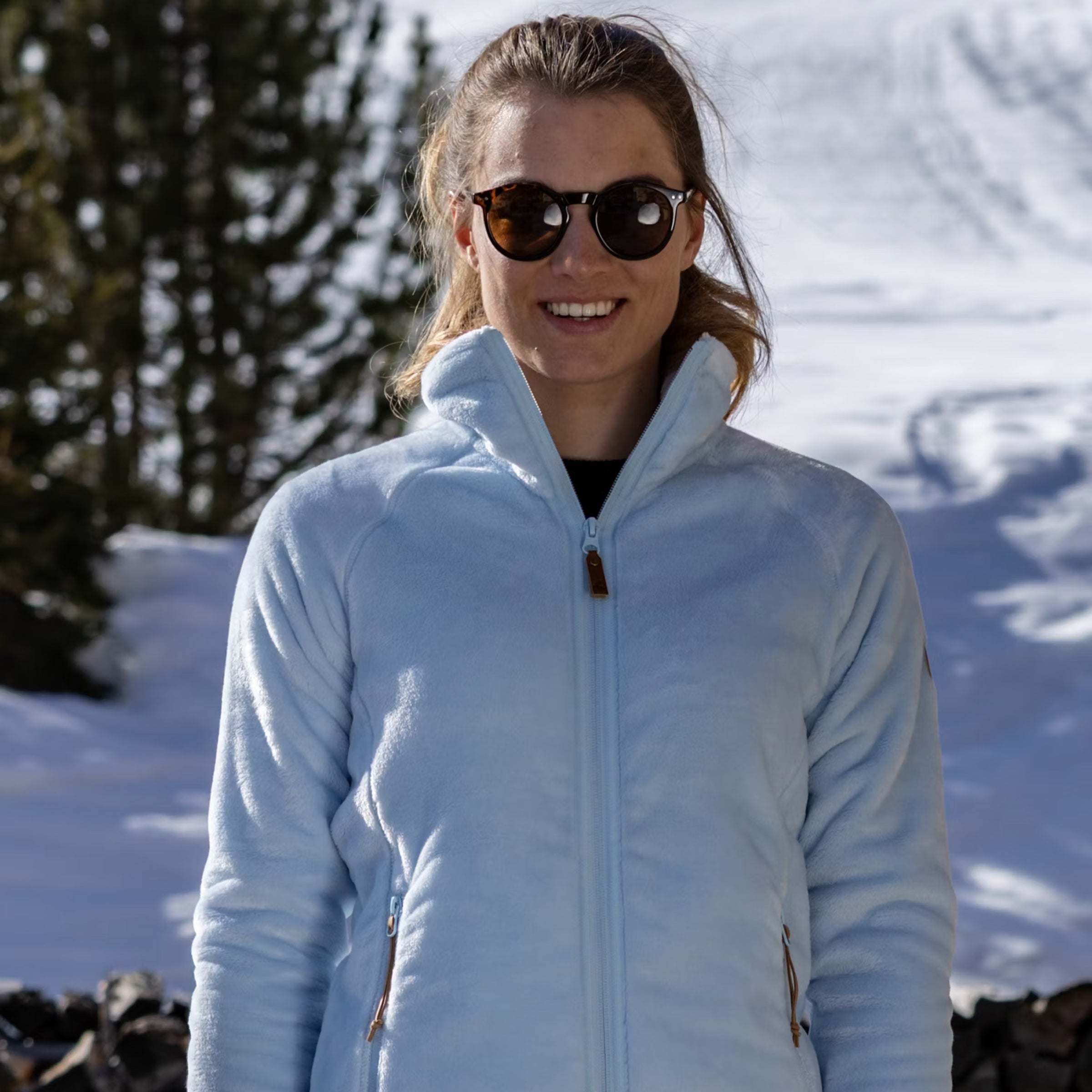 Frauen Jacke Fleece Romy Ice Water