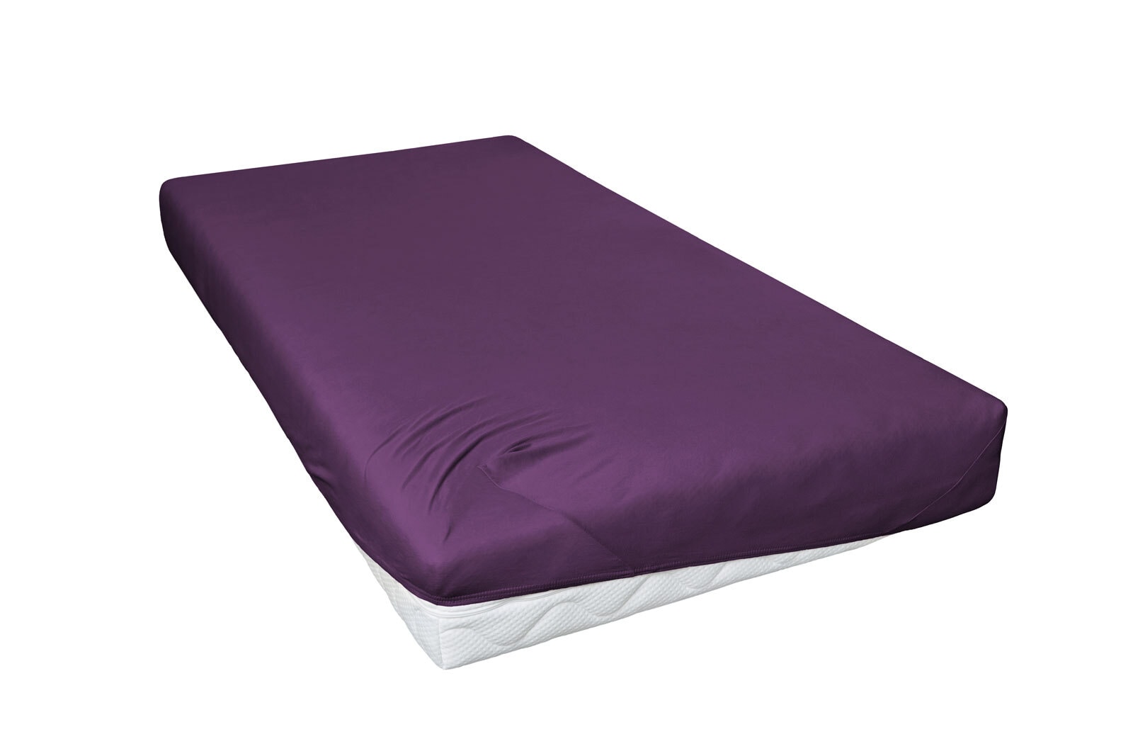 Vario Jersey-Spannbetttuch 140-160 x 200 cm pflaume