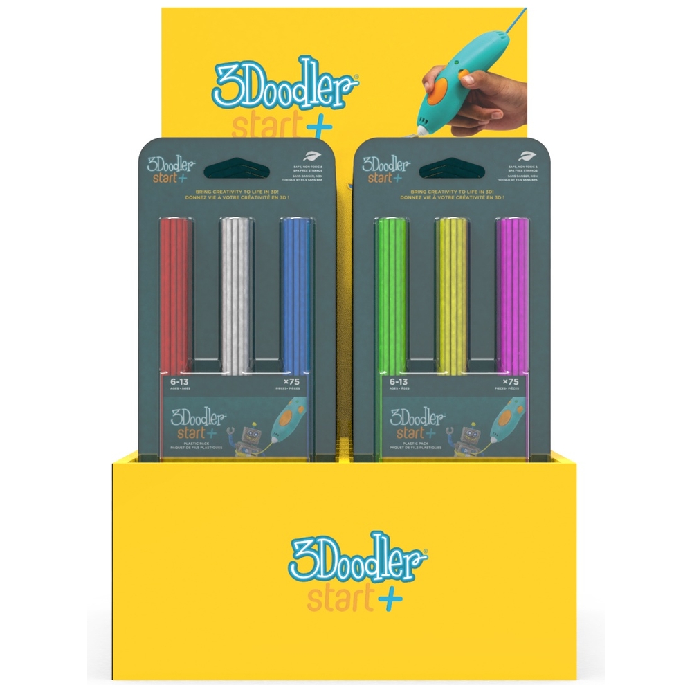 3Doodler Start+ Öko-Kunststoff-Nachfüllpackung Sortiment