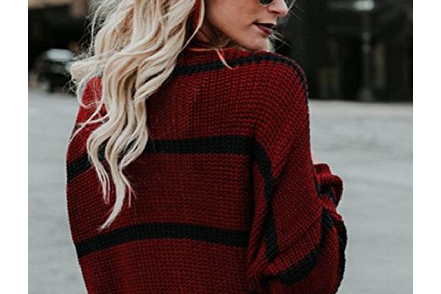 Astromeria - Gestreepte oversized cardigan