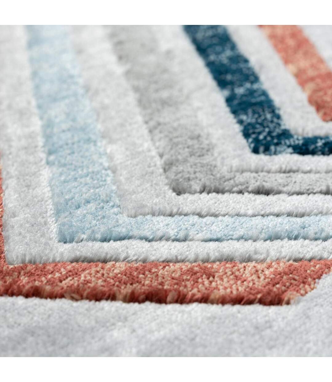 Tapis salon SOLGA E en polypropylène doux et soyeux OEKO TEX