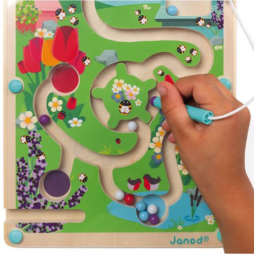 Janod magnetisch doolhof bijenkorf