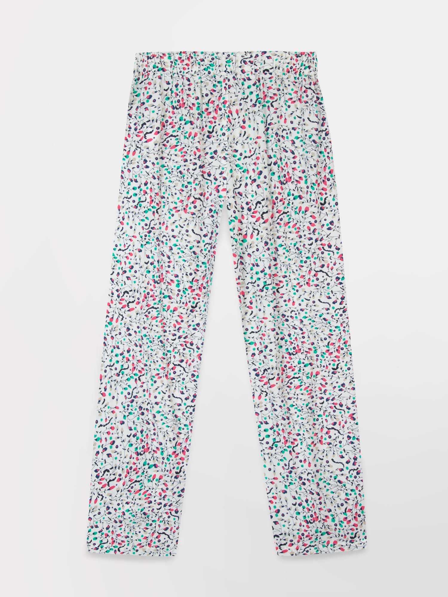 Pantalon Femme Fluide Taille Haute Elastiquée Multico