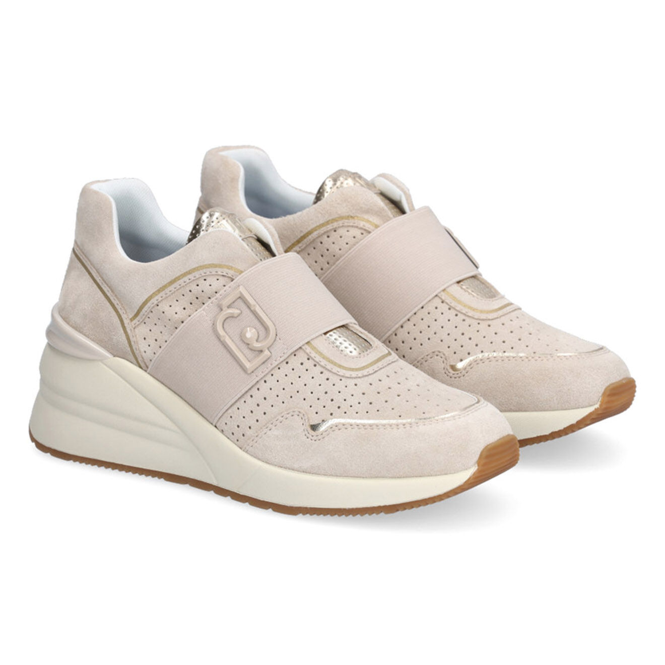 Liu-Jo Sneakers en Cuir Laïs beiges