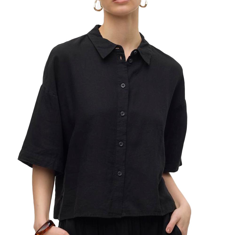 Vero Moda Chemise Noir Femme Vero Moda Linn