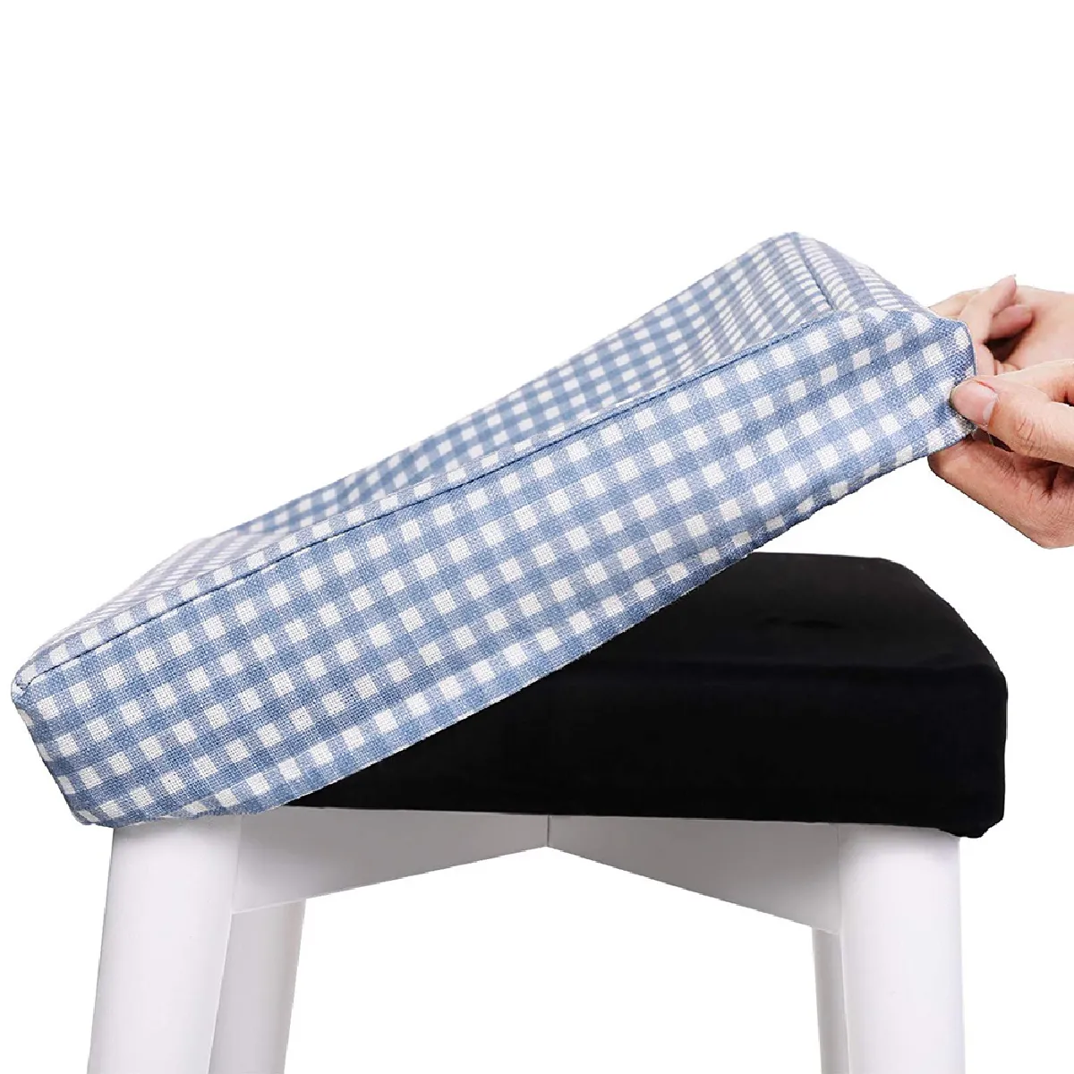 Selsey Coiffeuse avec tabouret Derra - Blanc
