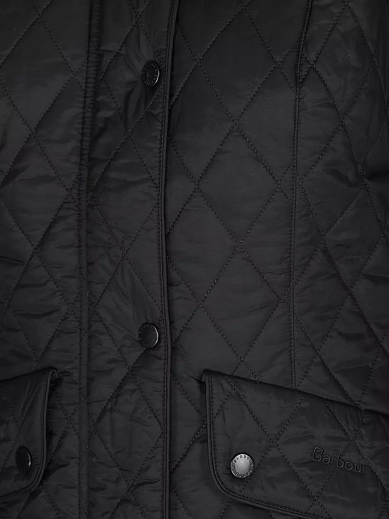 BARBOUR Steppjacke FLYWEIGHT CAVALRY schwarz