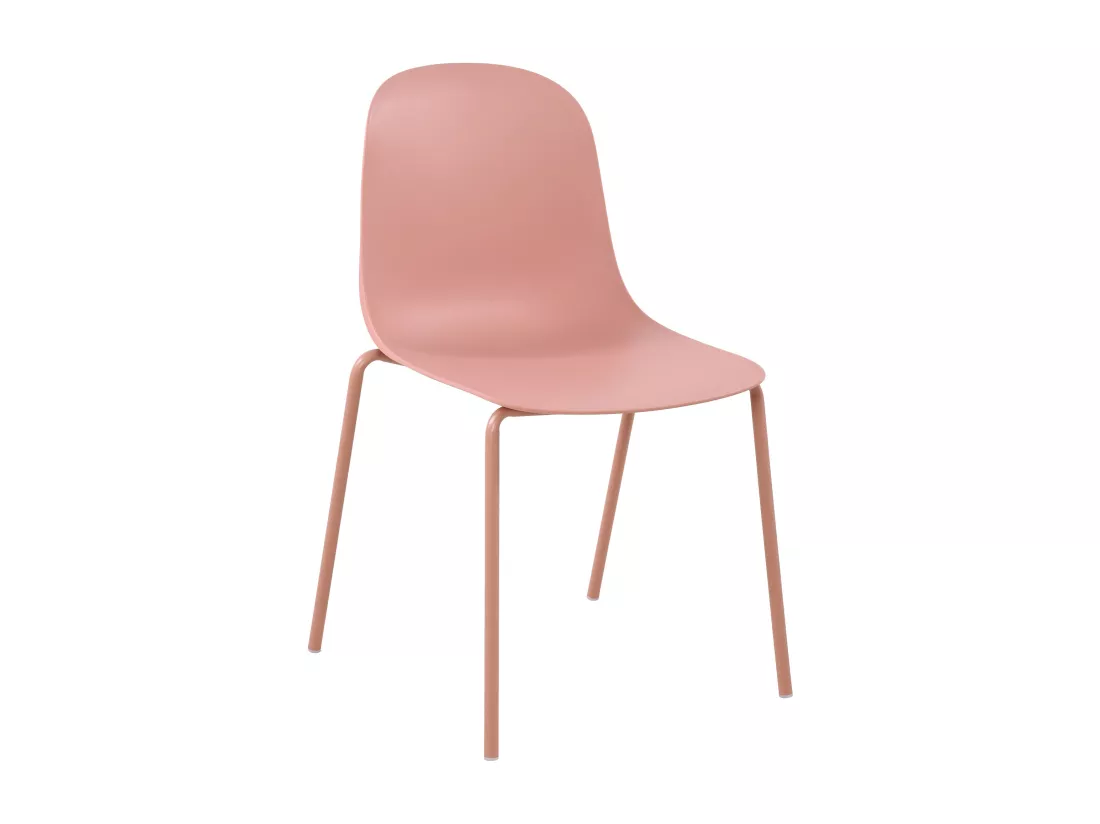 Chaise de conférence - Plastique - Rose - Hardin