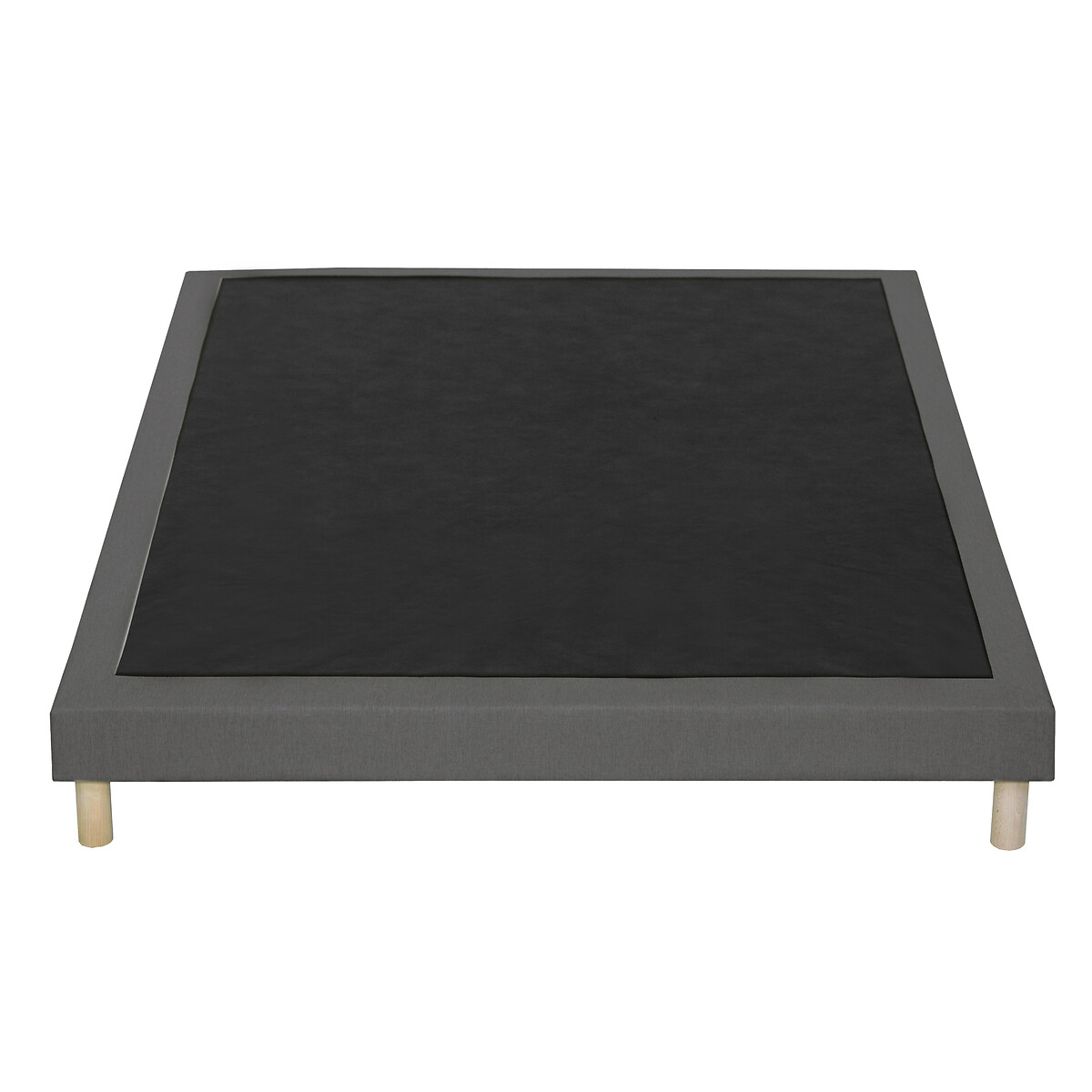LA REDOUTE INTERIEURS<br>Base de cama estofada com 12 ripas e pés