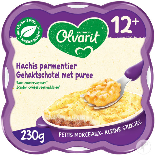 Olvarit Assiette 12m+ Hachis Parmentier 1x230g