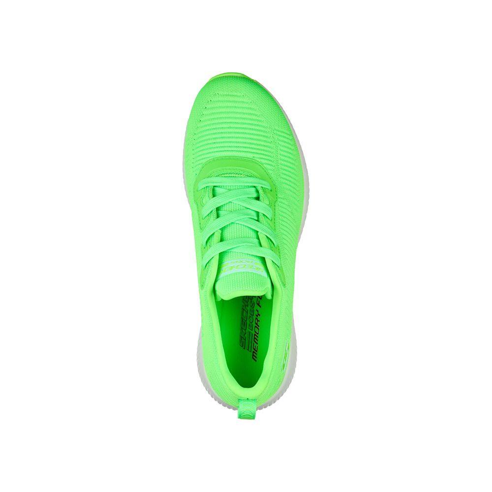 Skechers BOBS SQUAD GLOWRIDER - Sneakers Femme lime