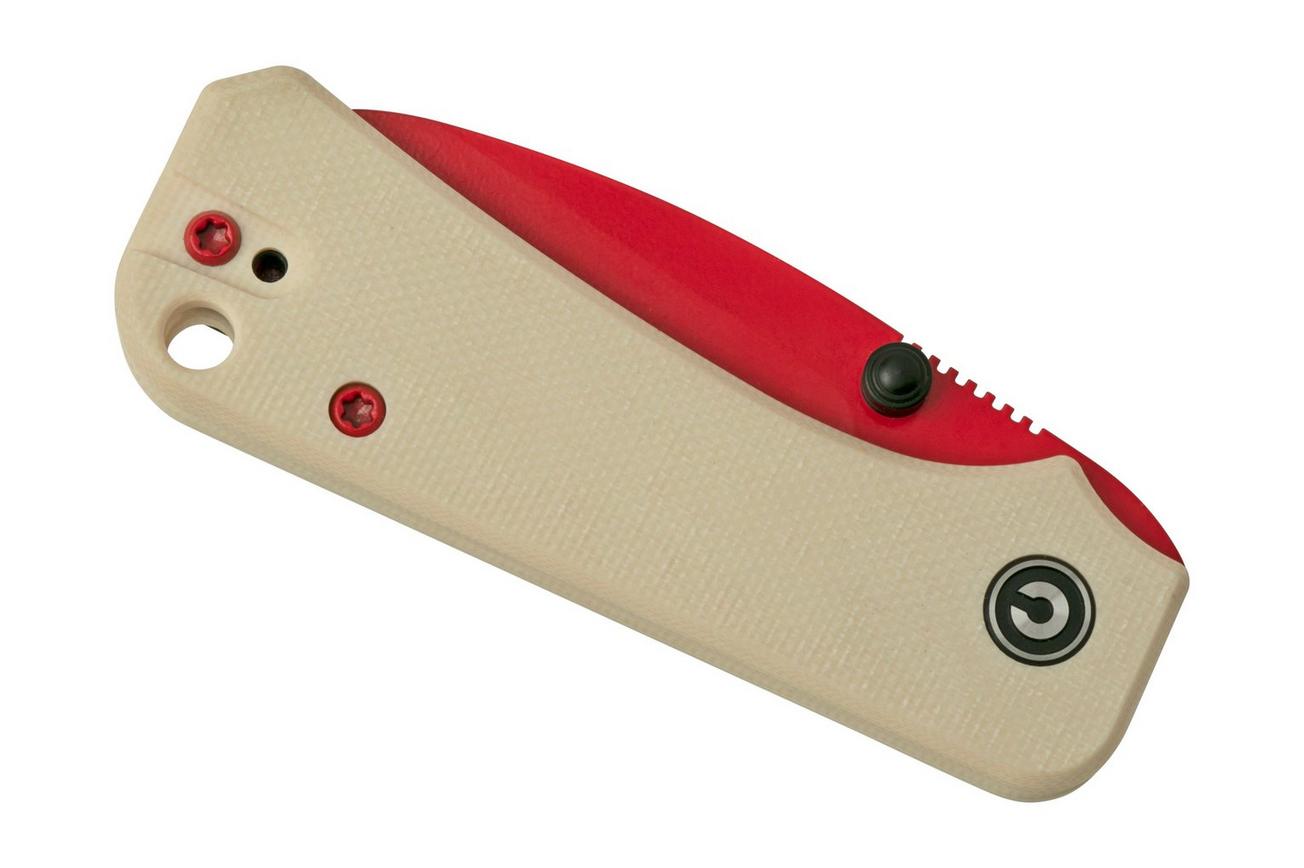 Civivi Baby Banter C19068S-7 Ivory G10 zakmes, Ben Petersen design