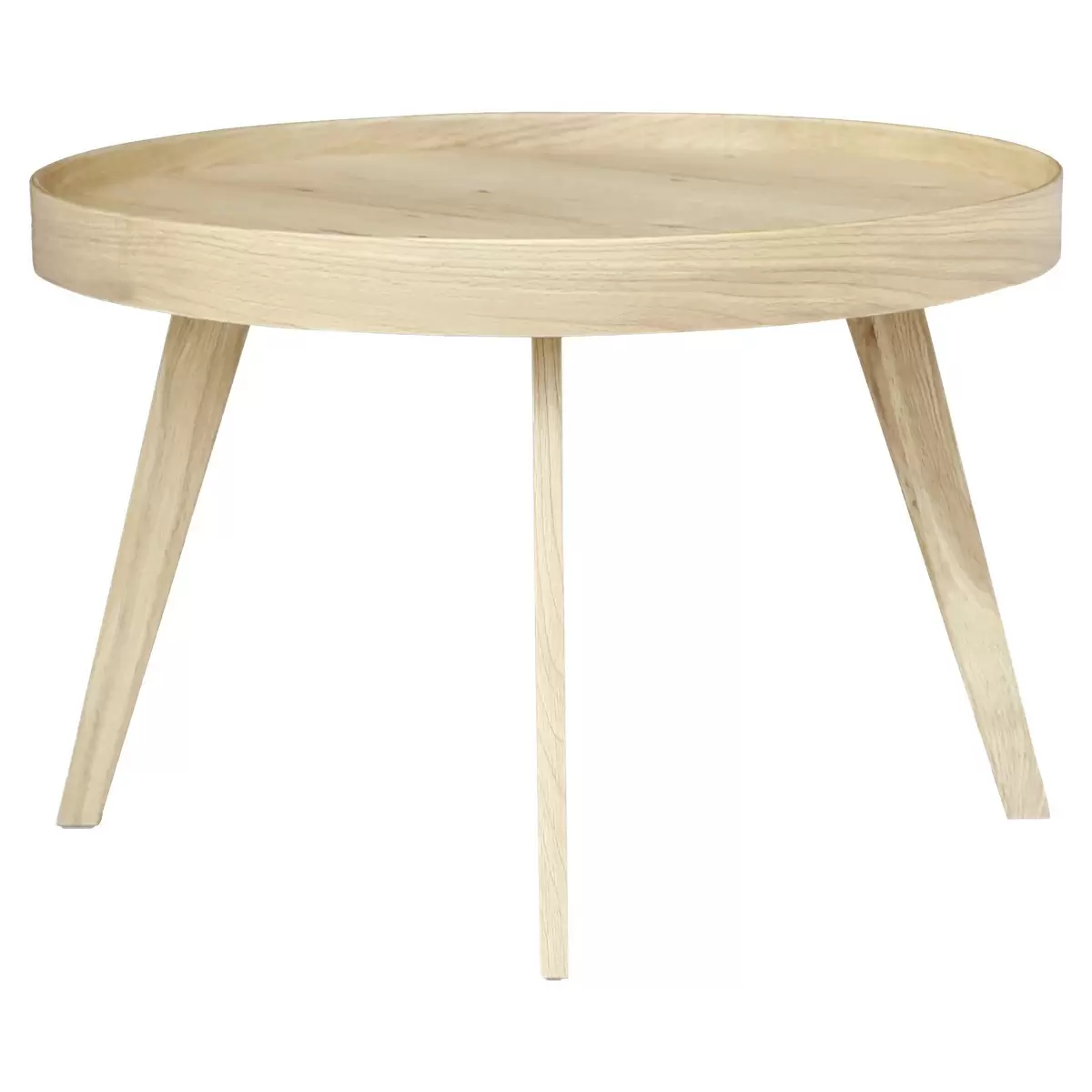 Salontisch rund Wood Eiche