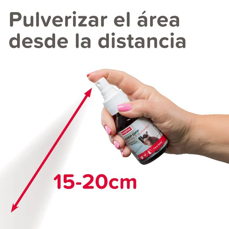 Spray Beaphar Keep Off para Gatos em Ambientes Fechados - Anti-arranhões e Treinador