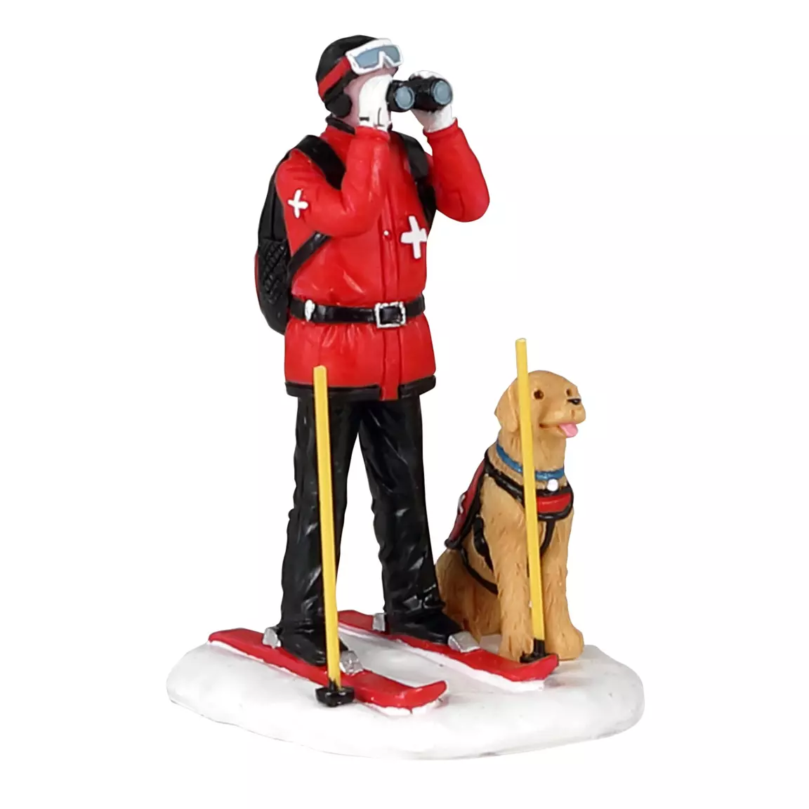 Personnage Lemax Patrouille à ski