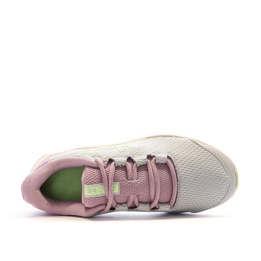 Under Armour Chaussures de Running Gris/Rose Femme Under Armour Charged Pursuit 3
