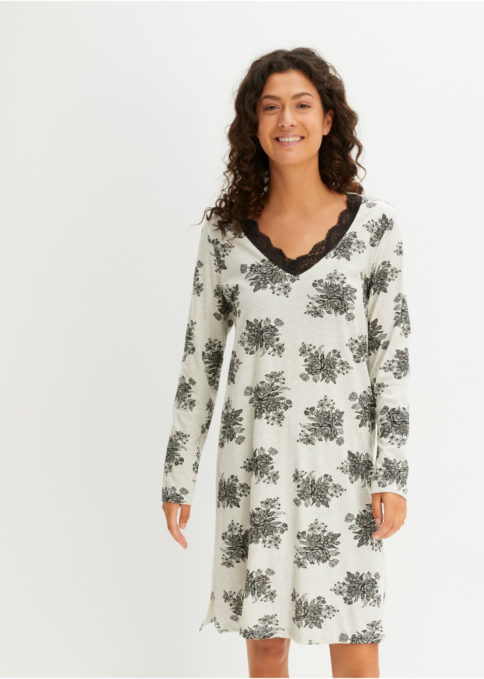 Chemise de nuit à dentelle