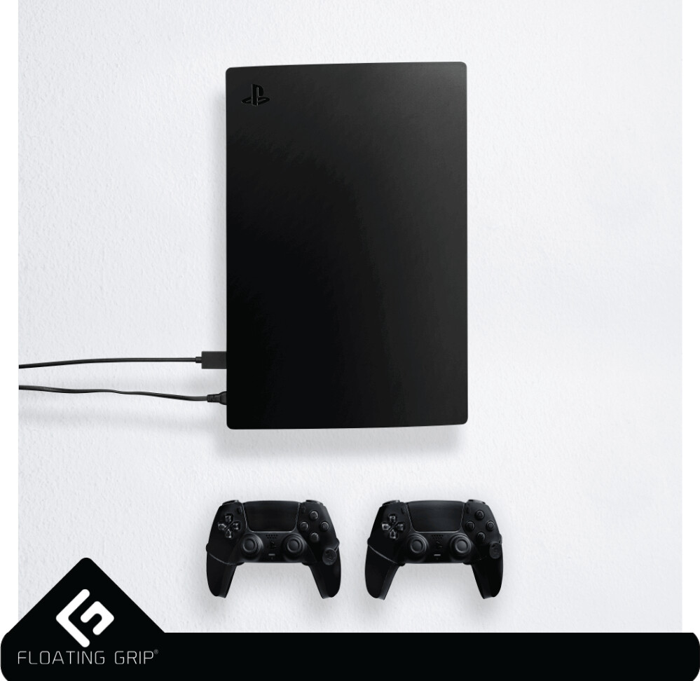 Floating Grip - Smart Wall Mount Til PS5 Og Controller - Sort