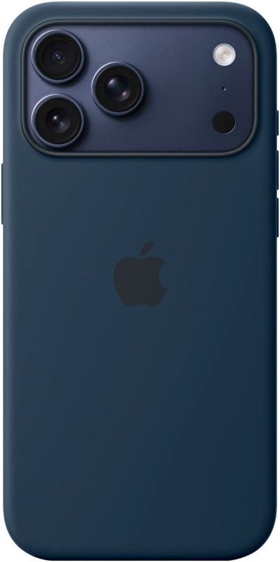 Apple - Silicone Case - Blauw - Smartphonehoes - Met MagSafe voor iPhone 17 Pro Max