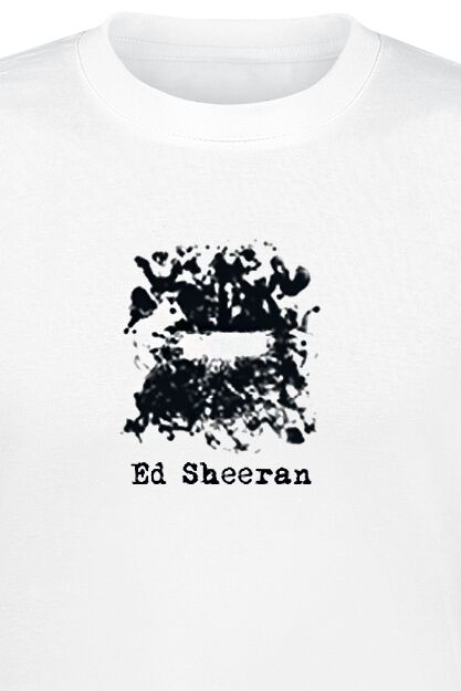 Subtract Squidge Collage | Ed Sheeran T-Shirt Manches courtes