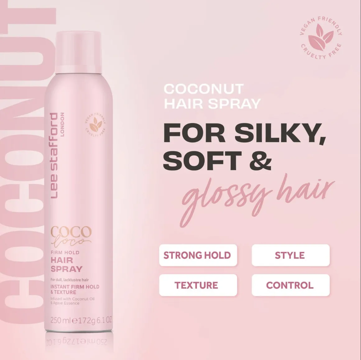 Lee Stafford Lee Stafford Coco Loco Firm Hold Hairspray