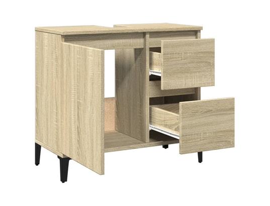 VIDAXL - Armoire salle de bain chêne sonoma 65x33x60 cm