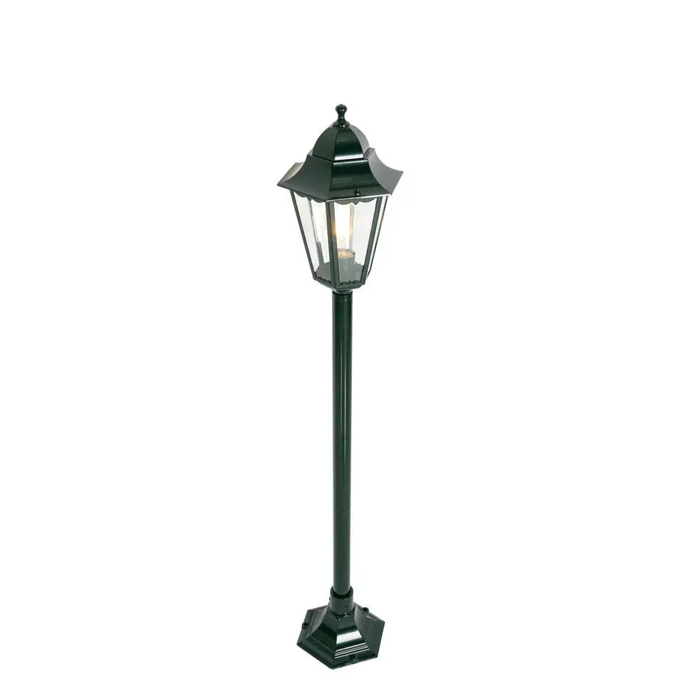 Qazqa staande buitenlampen new orleans groen e27