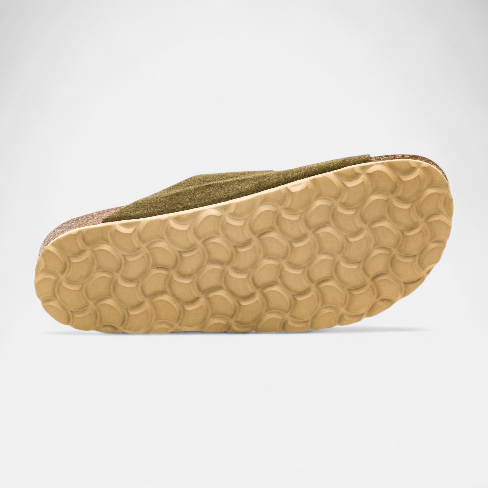 Mules semelle liège Femme kaki