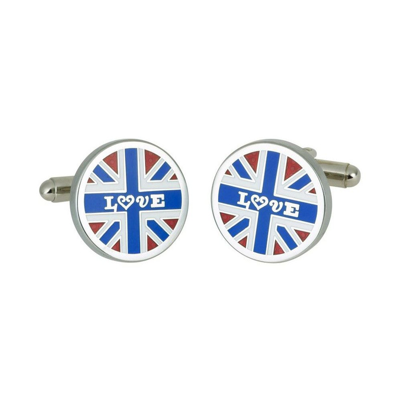 Boutons de manchette, Red Circular Love GB, GB Collection