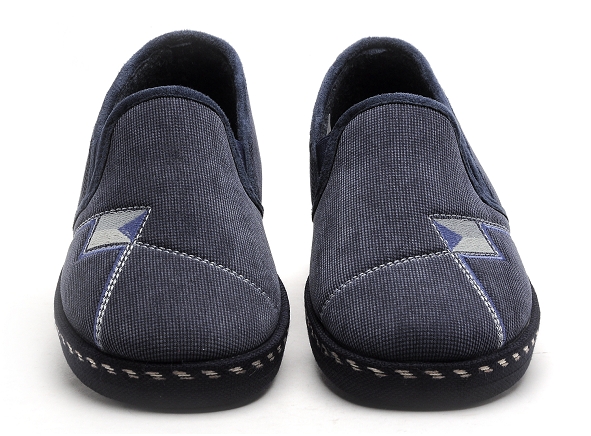 La maison de l espadrille chaussons homme 6861 5 bleu