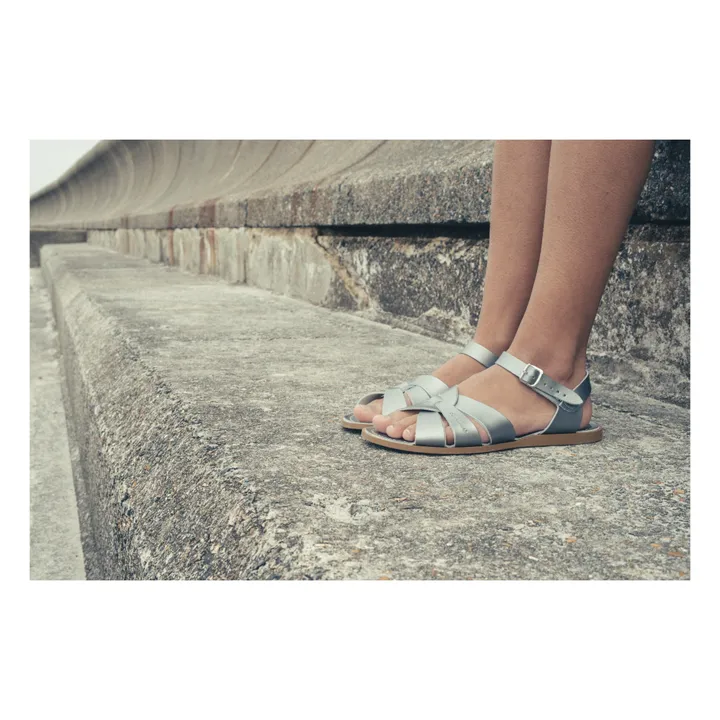 Salt-Water Sandales Cuir Waterproof Original | Acier