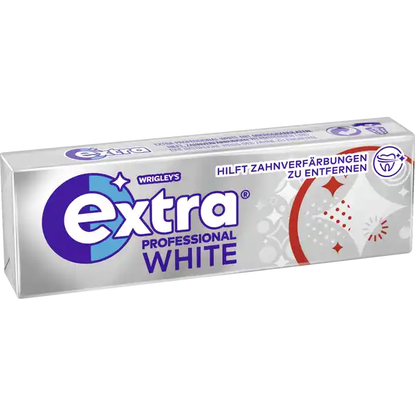 White, zuckerfreier Kaugummi