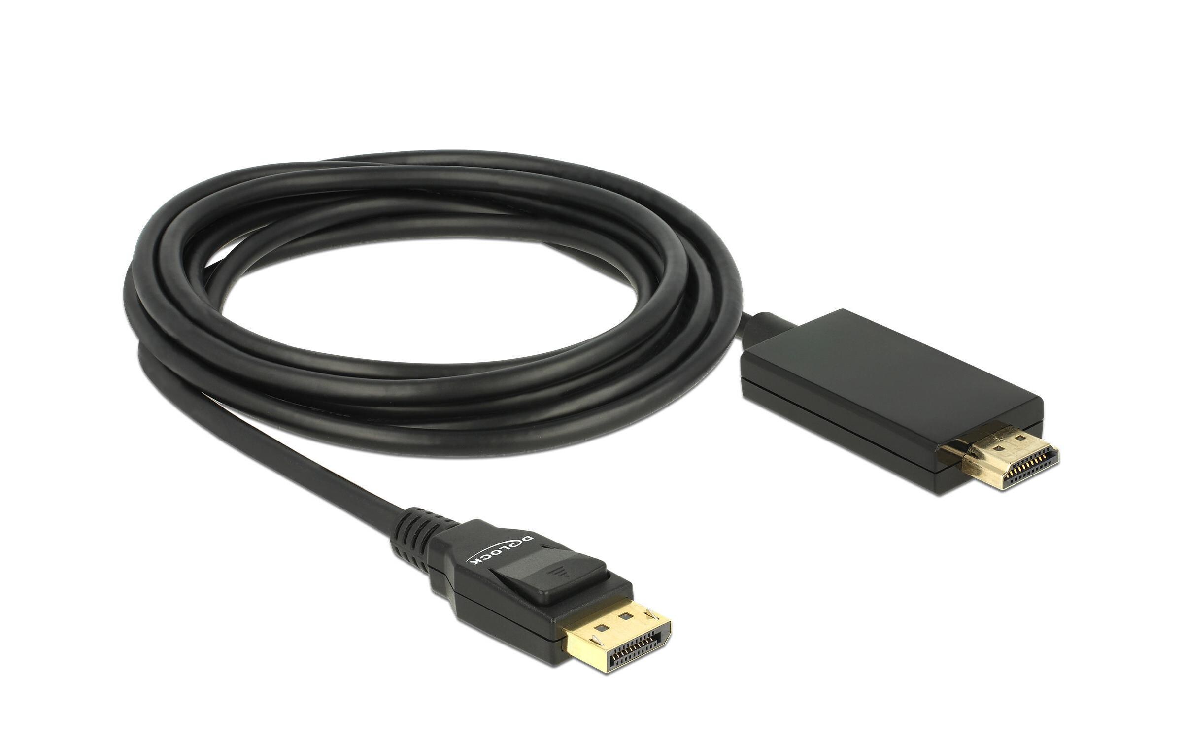 Kabel DisplayPort - HDMI, 3 mDisplayport zu HDMI Kabel