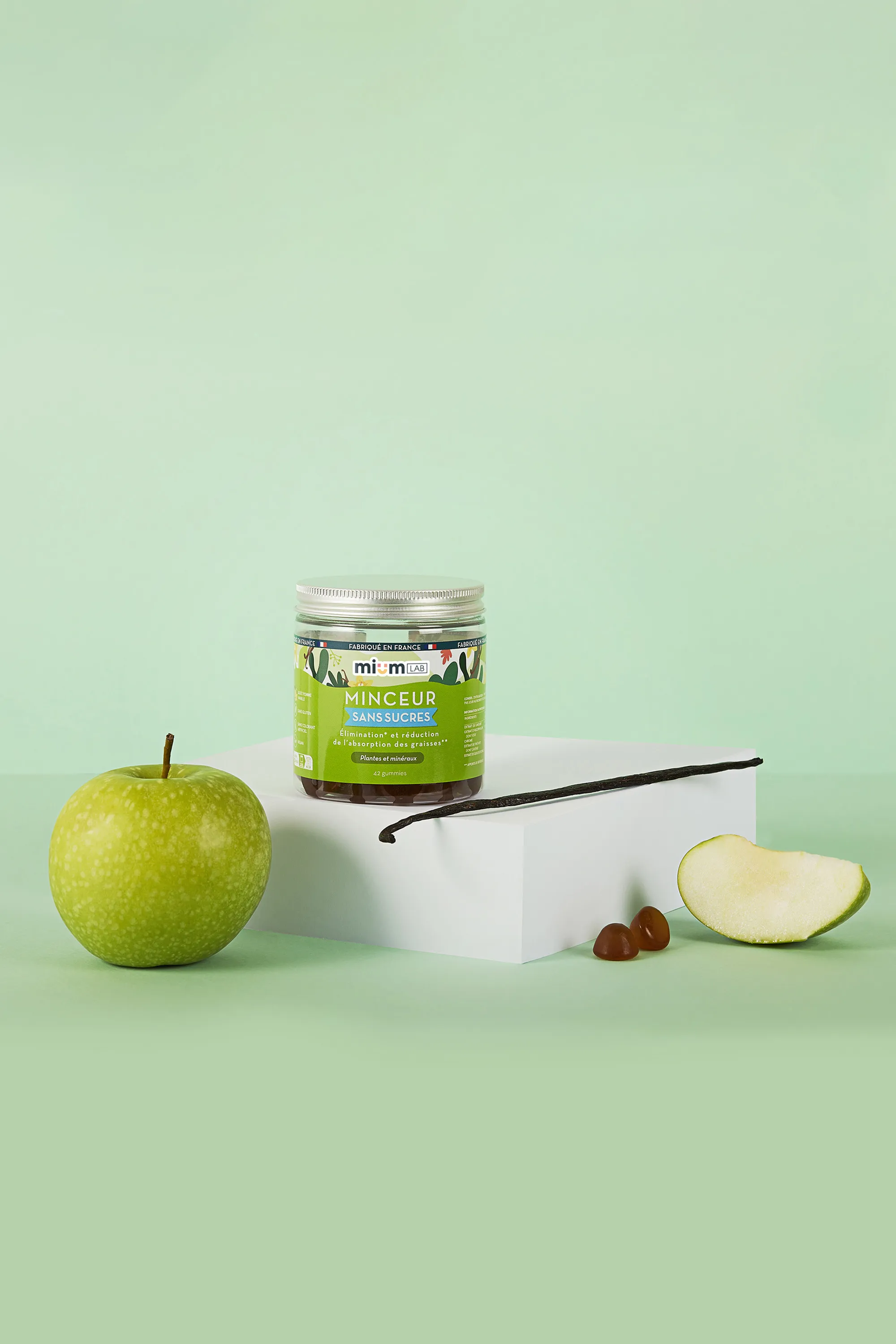 Mium Lab ex Les Miraculeux Compléments alimentaires gummies Minceur sans sucres-100 g