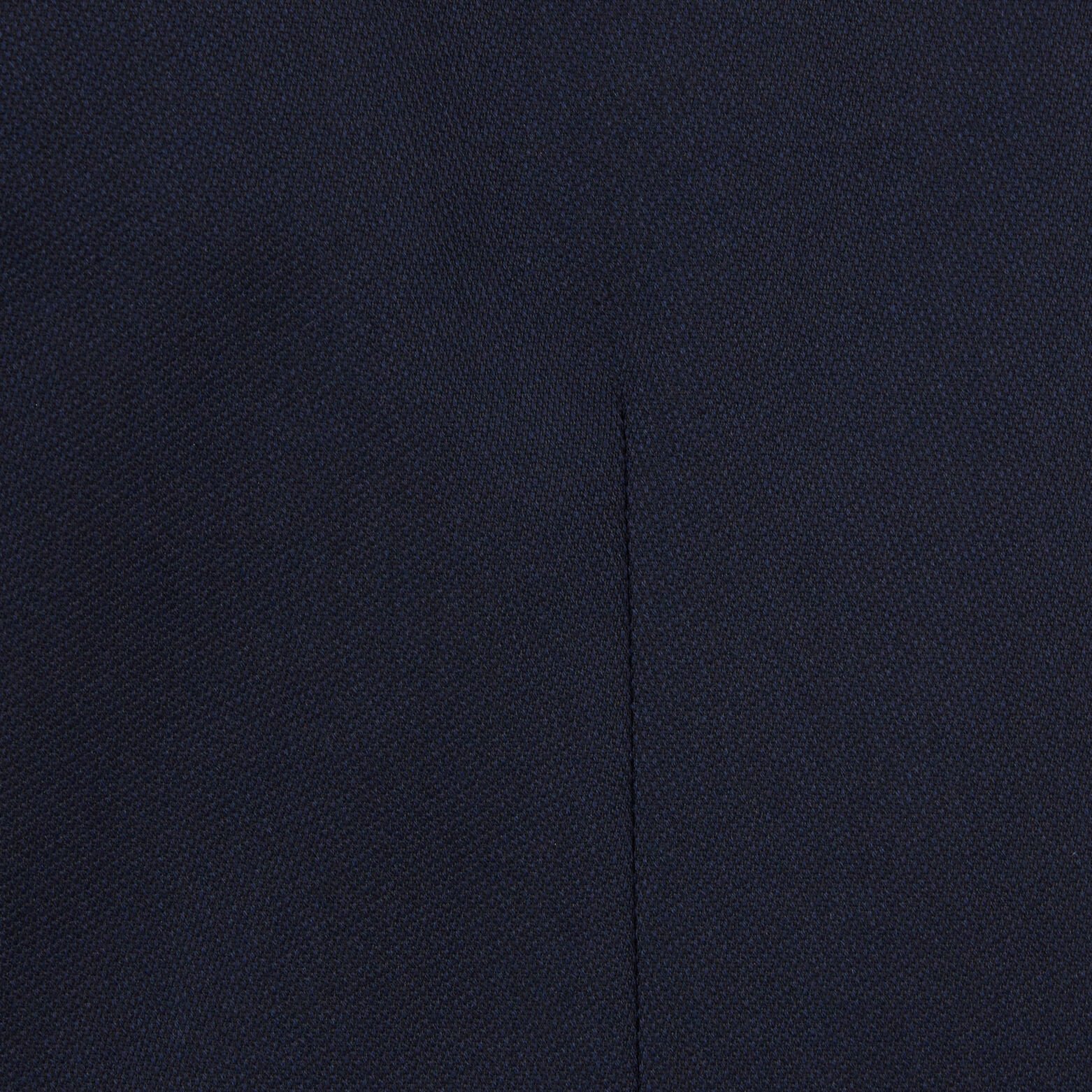 Gilet de costume uni slim Bleu foncé