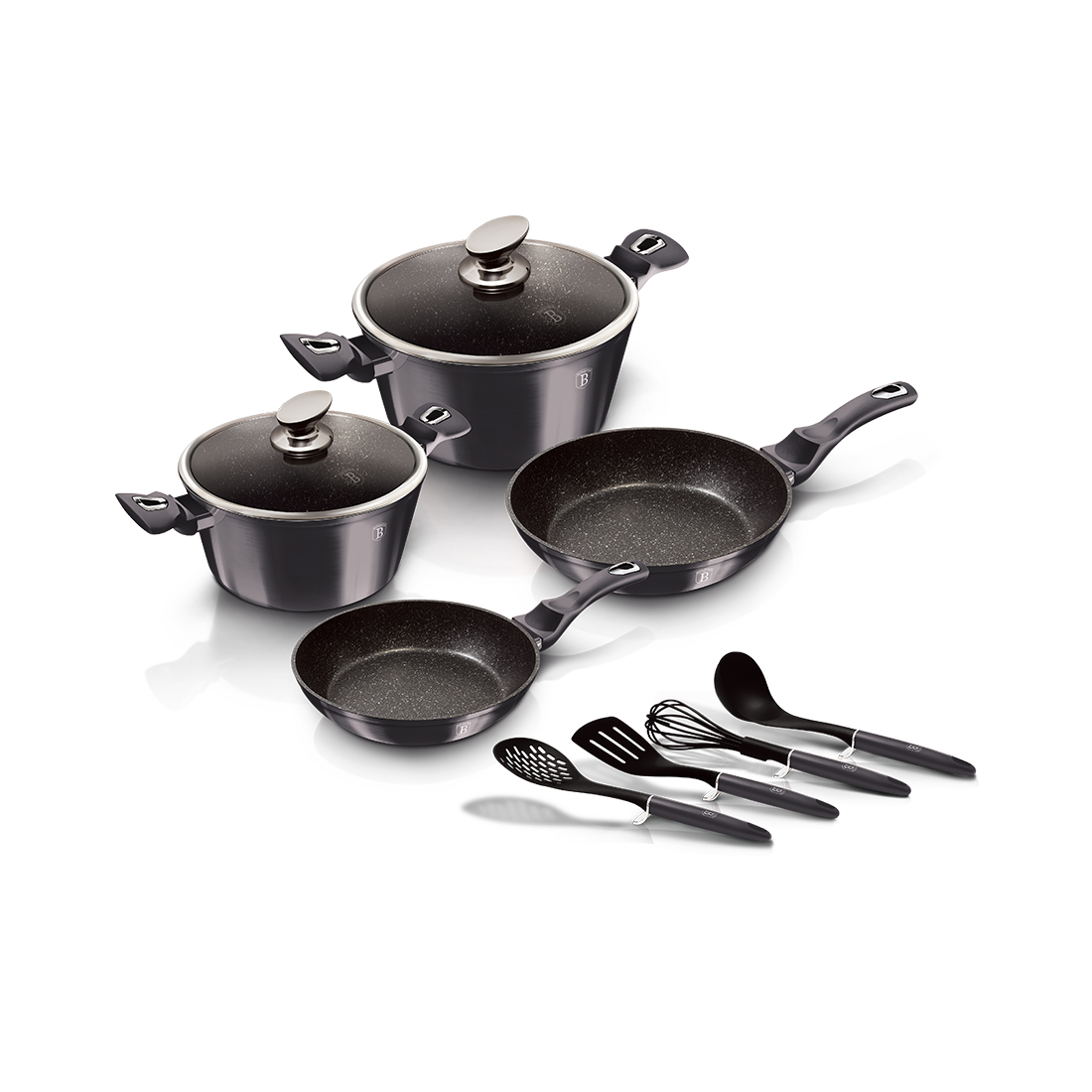 Berlinger Haus 10- teiliges Kochgeschirr-Set Metallic Line Carbon Pro Edition