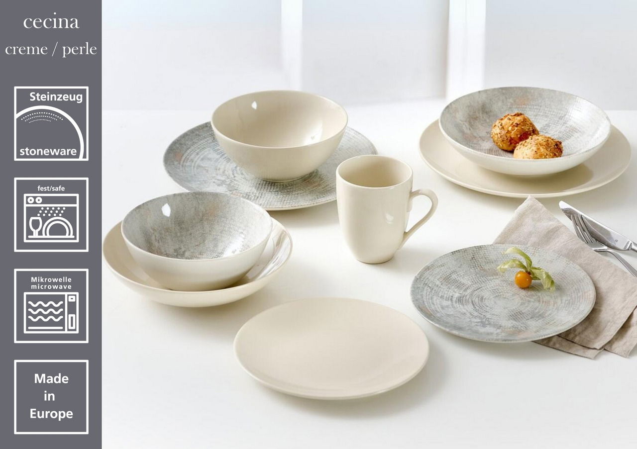 Ritzenhoff & Breker Suppenteller CECINA beige