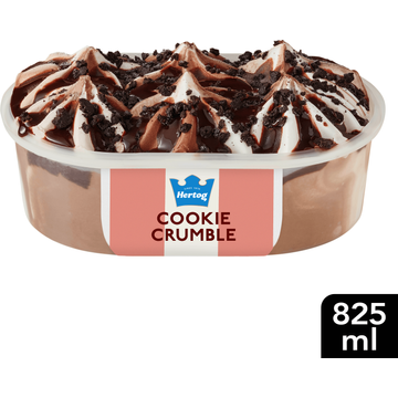 Hertog Cookie Crumble 825ML