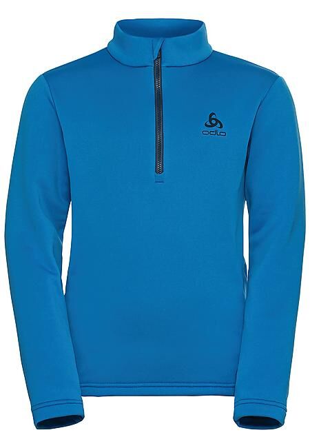 ODLO - SWEAT POLAIRE BERRA KIDS MIDLAYER 1/2 ZIP BLACK