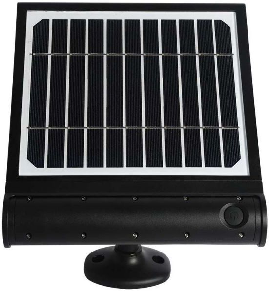 Wandbuitenlamp - 8W LED Solar - Warm Wit - Kunststof - IP65