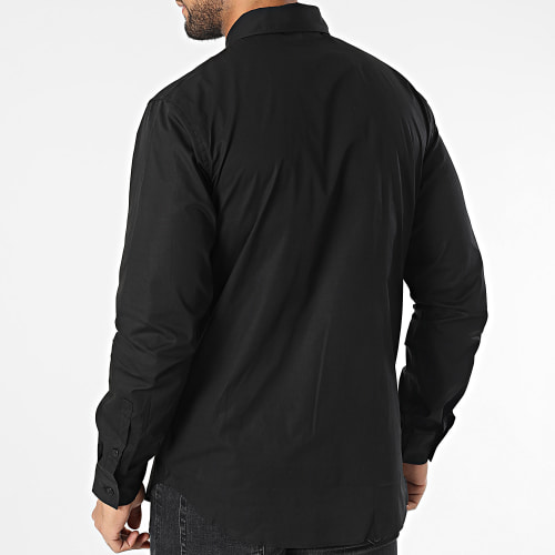 Chemise Manches Longues Emblem 75GALYS2 Noir