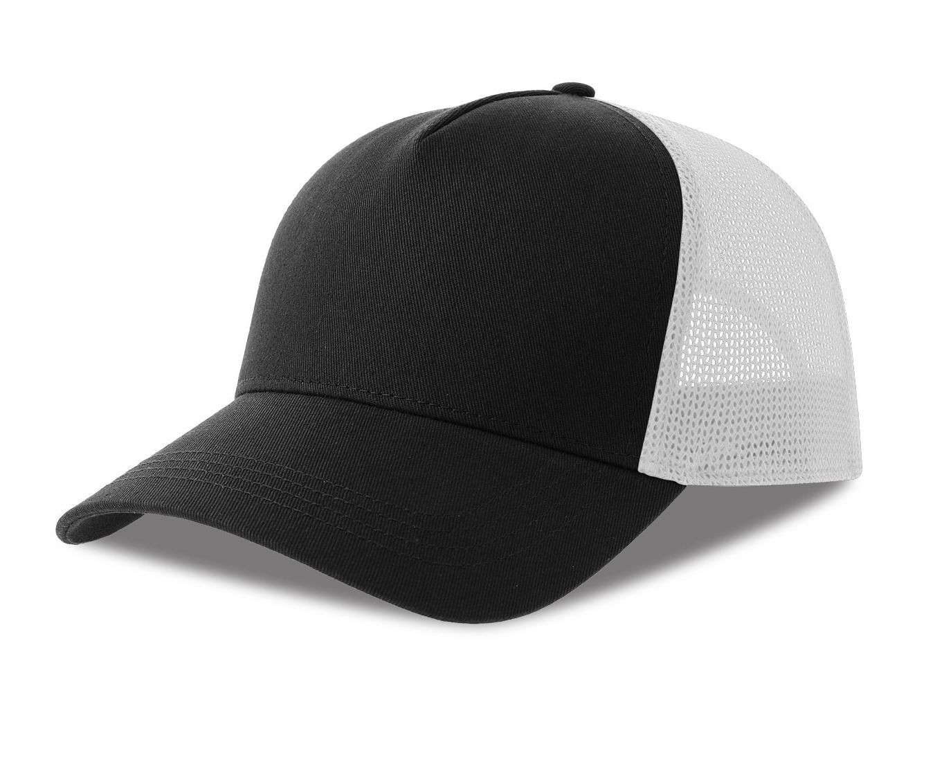 ATLANTIS HEADWEAR AT228 - Casquette 5 pans style trucker en coton