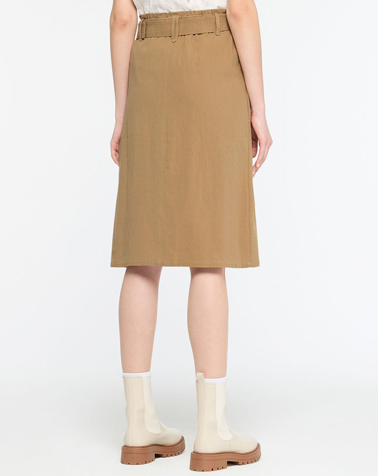 Yerse Jupe Cassis beige