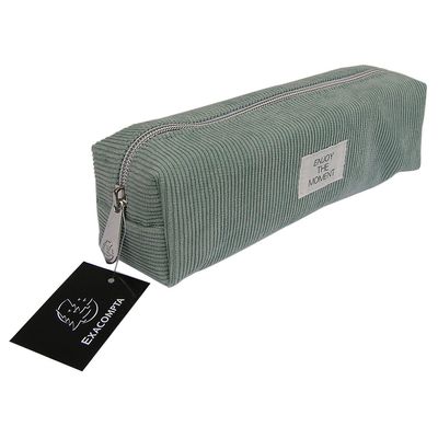 Trousse carrée Velvet - 1 compartiment - disponible dans différentes couleurs - Exacompta