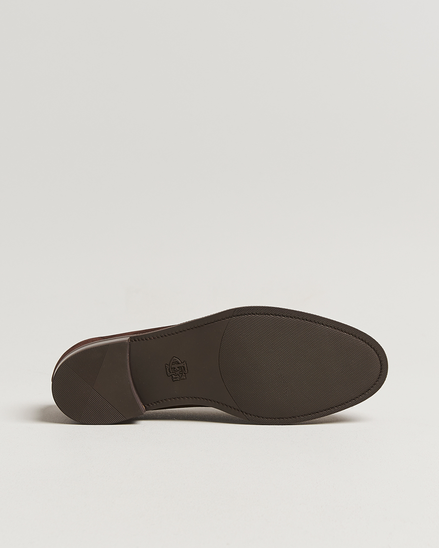 Edward Green Pimlico Suede Loafers Mink