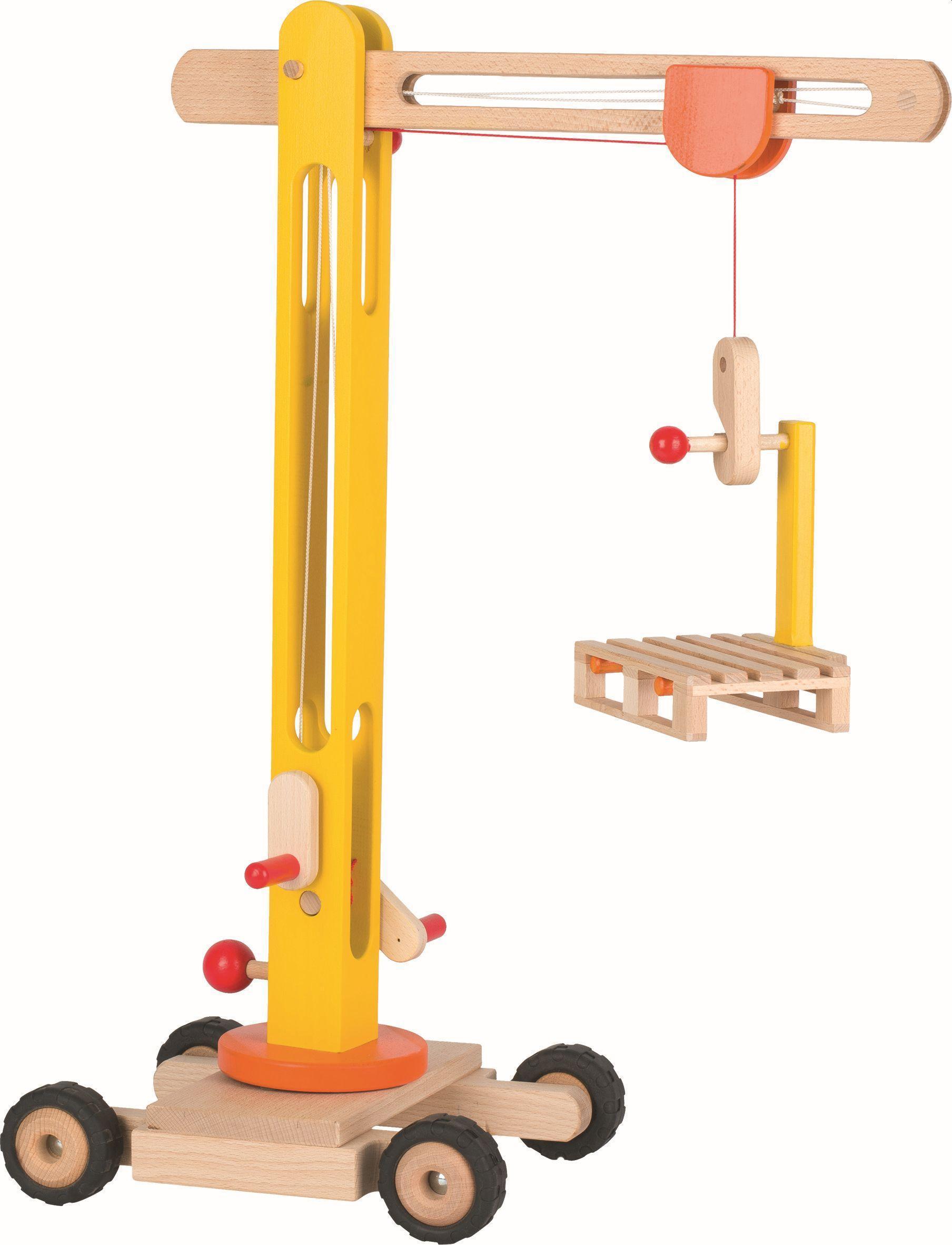 Drehkran CRANE aus Holz