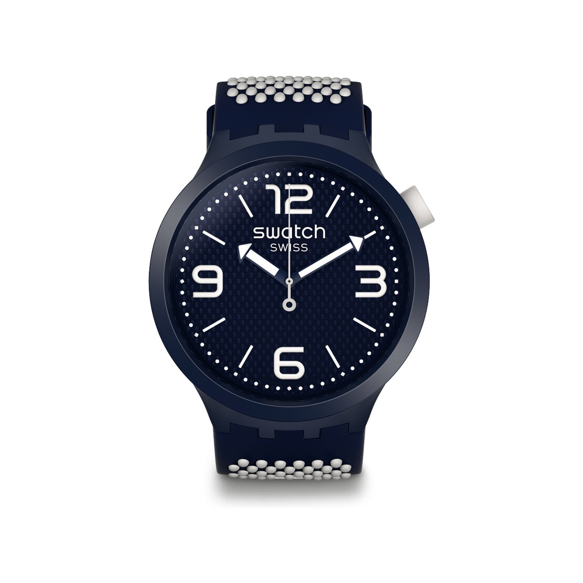 Montre Swatch mixte plastique et silicone bleu
